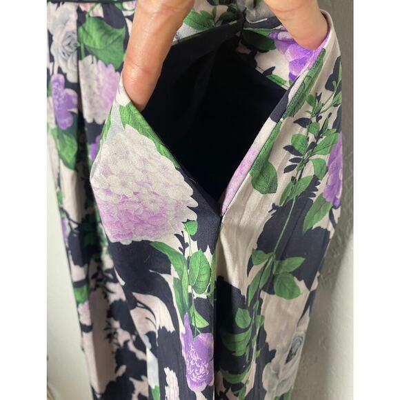 Women's O The Oprah Magazine Collection For Talbots Full Of Posey’s Dress Purple - Picture 7 of 11